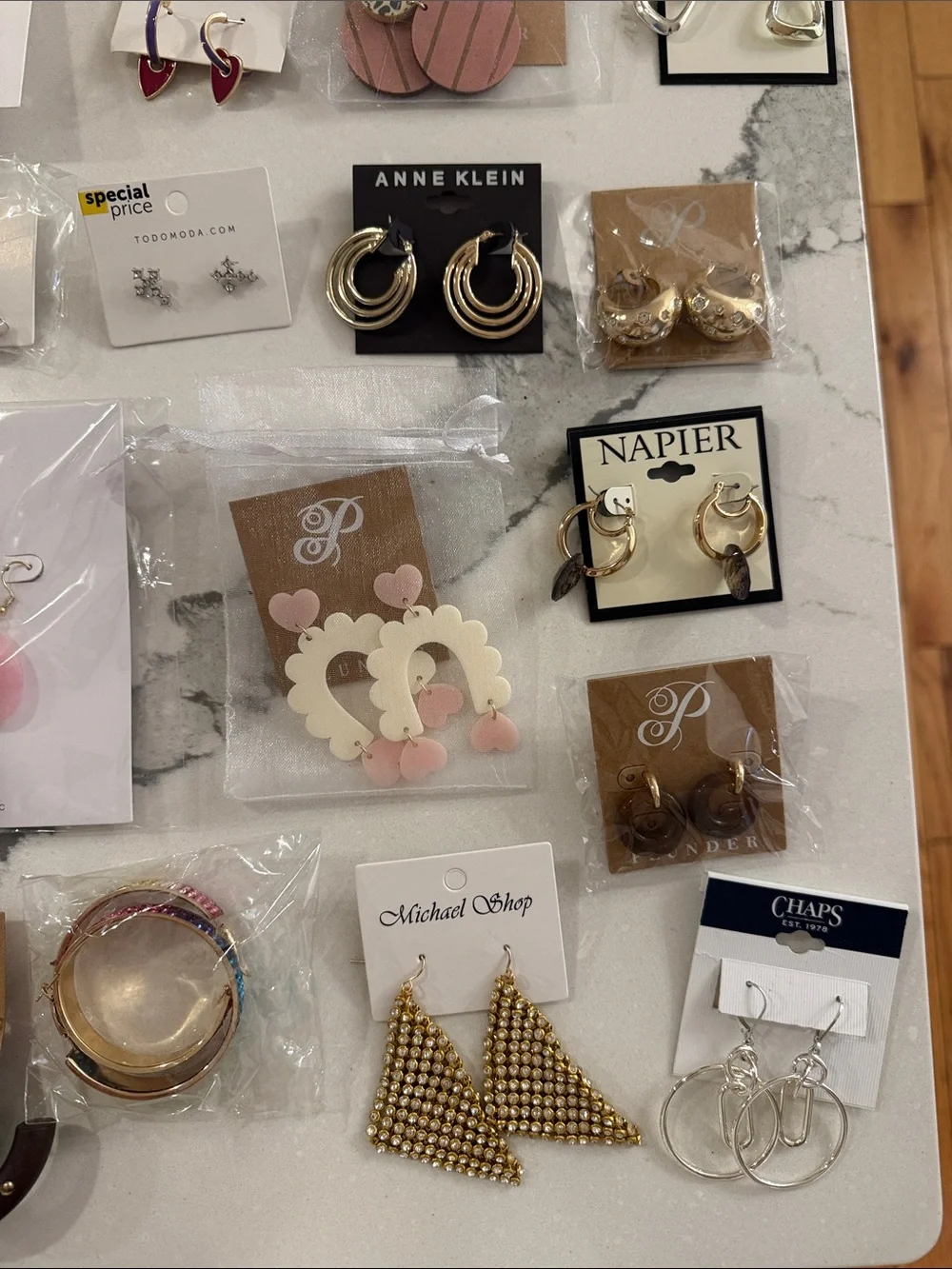Steve Madden Mixed Color Women's Earring Collection